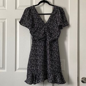 Black & White Floral Dress